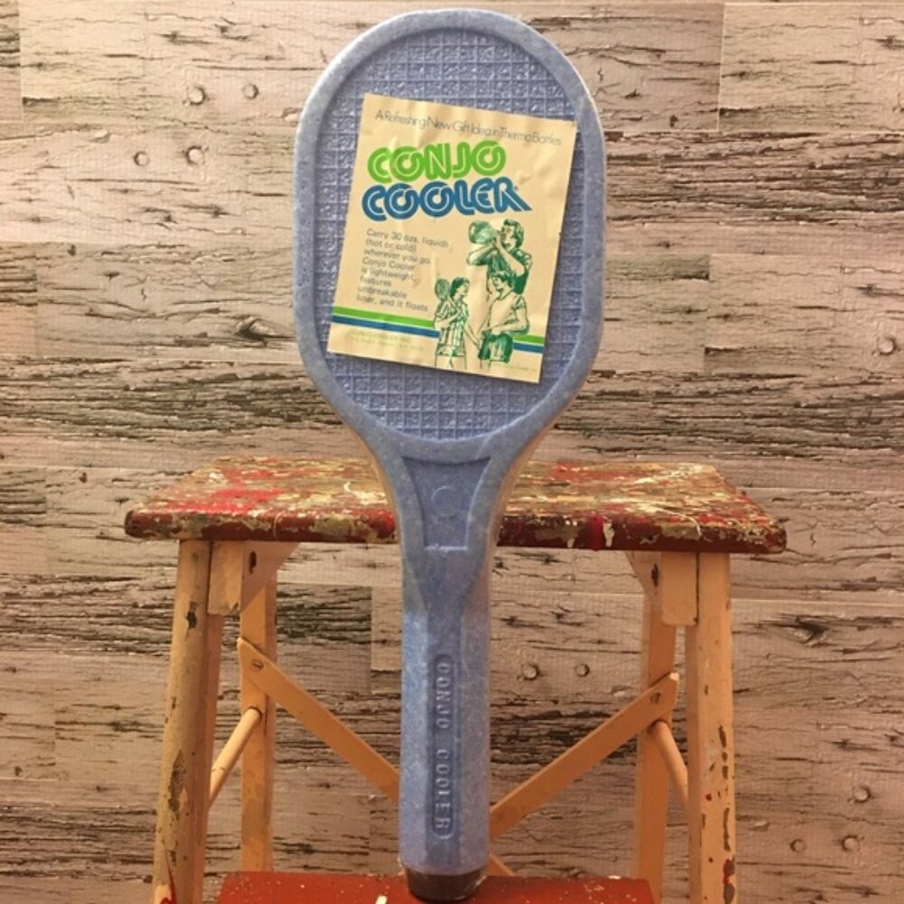 Unique Vintage 1975 Blue Conjo Cooler Thermo Bottle 30 oz